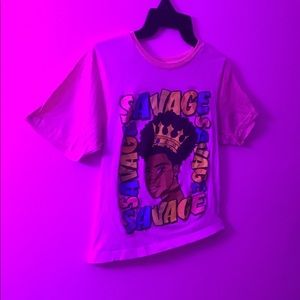 Melanin savage crop top